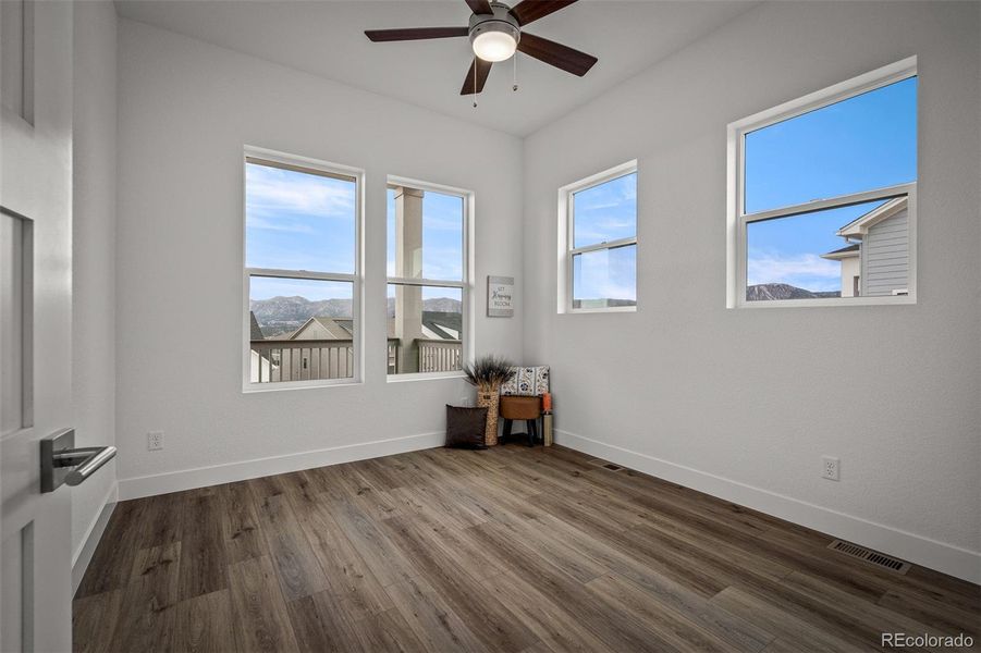 Spacious, unfurnished interior of a new home in Cloverleaf - Pinnacle Collection, Monument (Image 38).