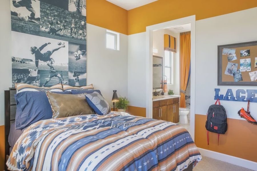 Furnished interior view inside a new home in Bellero Estates, Queen Creek (Image 25).