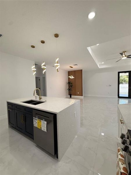Furnished interior view inside a new home in , Tampa (Image 11).