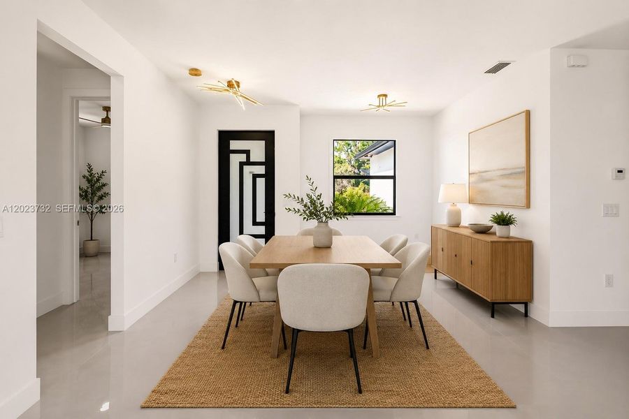 Furnished interior view inside a new home in , Lehigh Acres (Image 6).