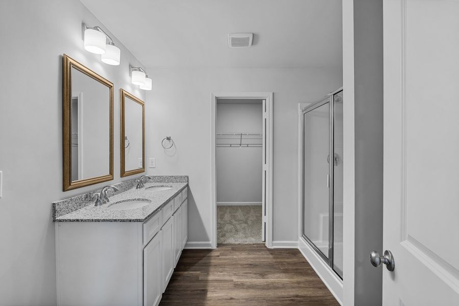 Furnished interior view inside a new home in Crystal Downs, Sumter (Image 8). Furnished interior view inside a new home in Crystal Downs, Sumter (Image 8).