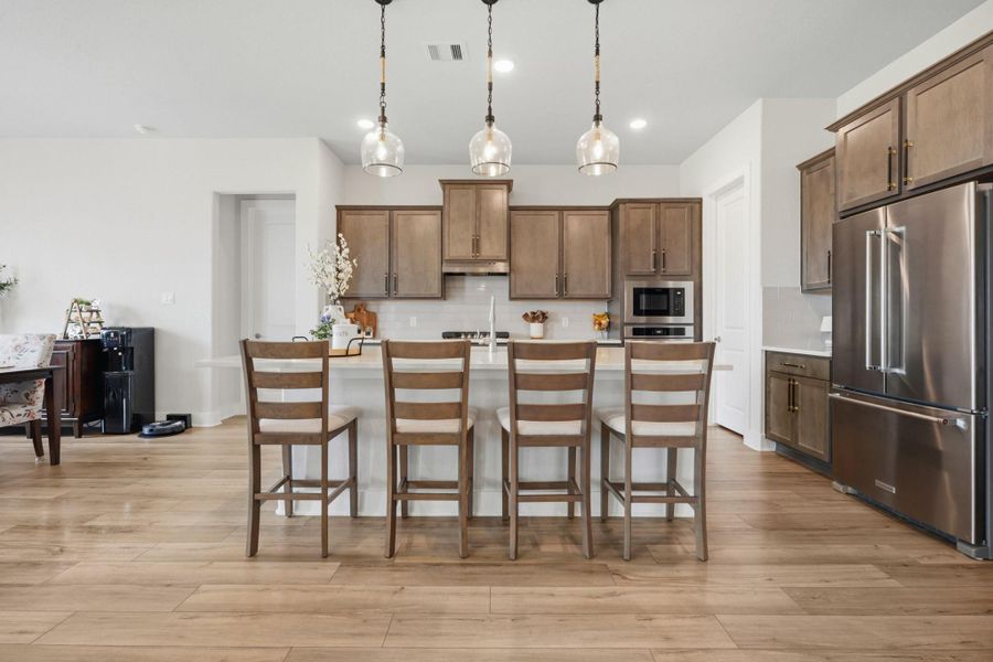 Furnished interior view inside a new home in , Texas City (Image 7).