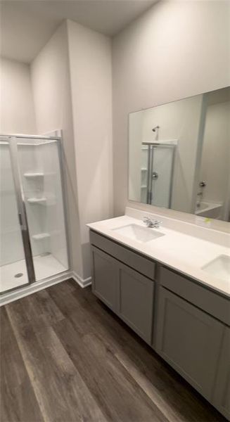 Furnished interior view inside a new home in Jackson Landing, Jefferson (Image 9).