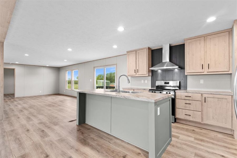 Furnished interior view inside a new home in , Howe (Image 5).