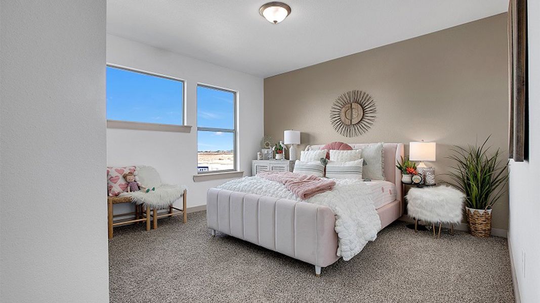 Representative furnished interior of a home built from the The Texas Cali by D.R. Horton in Abbey Glen, Lubbock (Image 13).