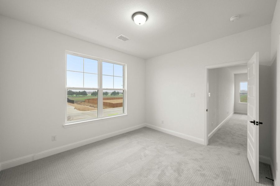 Representative unfurnished interior of a home built from the Dickson by Kindred Homes in Oak Creek Ranch, Waxahachie (Image 28).