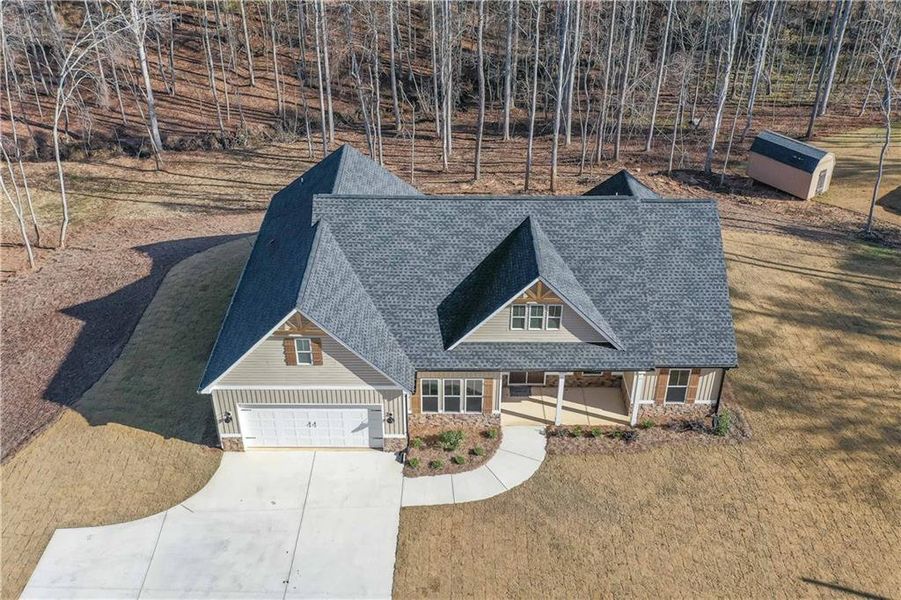 Front exterior of a new home in , Buchanan, GA, highlighting curb appeal (Image 2).