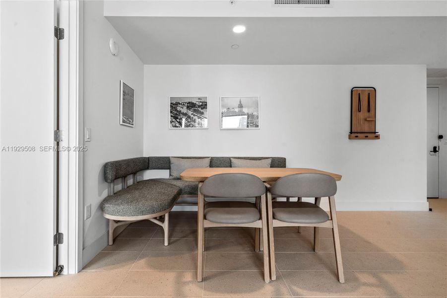 Furnished interior view inside a new home in , Miami (Image 5). Furnished interior view inside a new home in , Miami (Image 5).