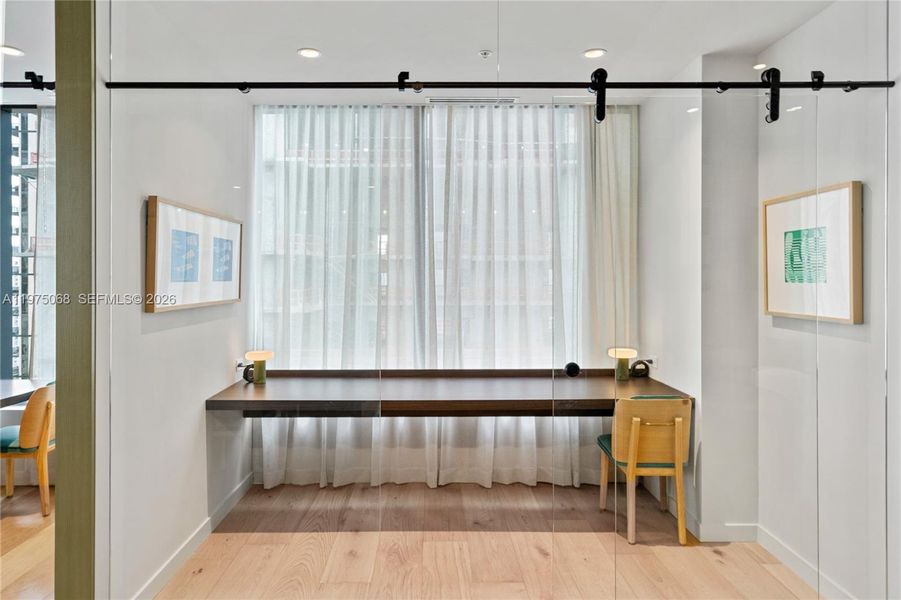 Furnished interior view inside a new home in , Miami (Image 12).