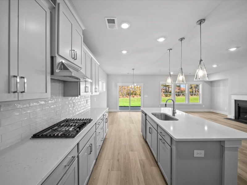 Furnished interior view inside a new home in Riverwood Farm, Piedmont (Image 6).