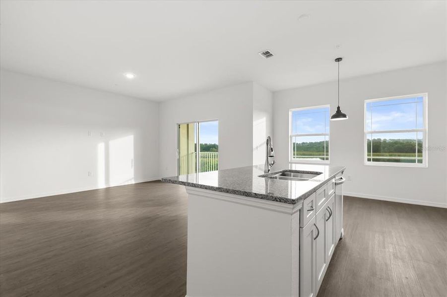 Furnished interior view inside a new home in , Clermont (Image 3). Furnished interior view inside a new home in , Clermont (Image 3).