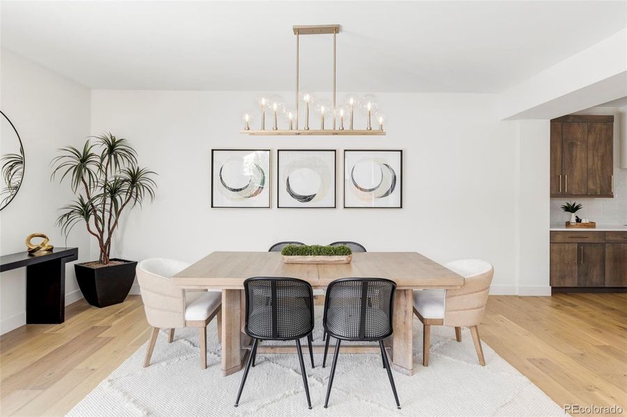 Furnished interior view inside a new home in , Denver (Image 15).