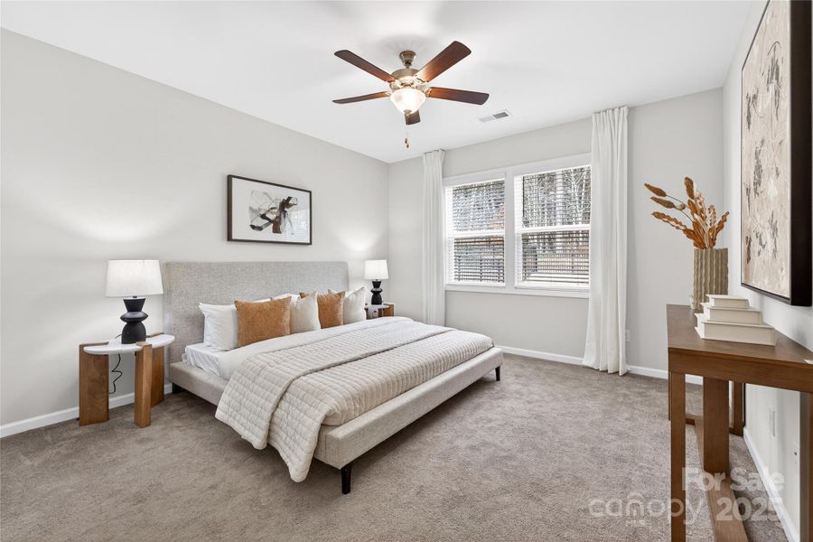 Furnished interior view inside a new home in Villas at Sherrills Ford, Terrell (Image 15).