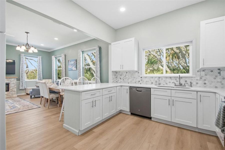 Furnished interior view inside a new home in , Flagler Beach (Image 18).