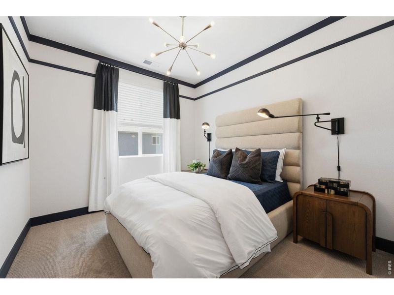 Furnished interior view inside a new home in , Fort Collins (Image 9).