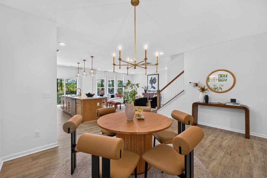 Furnished interior view inside a new home in Heritage Hall, Statesville (Image 8).