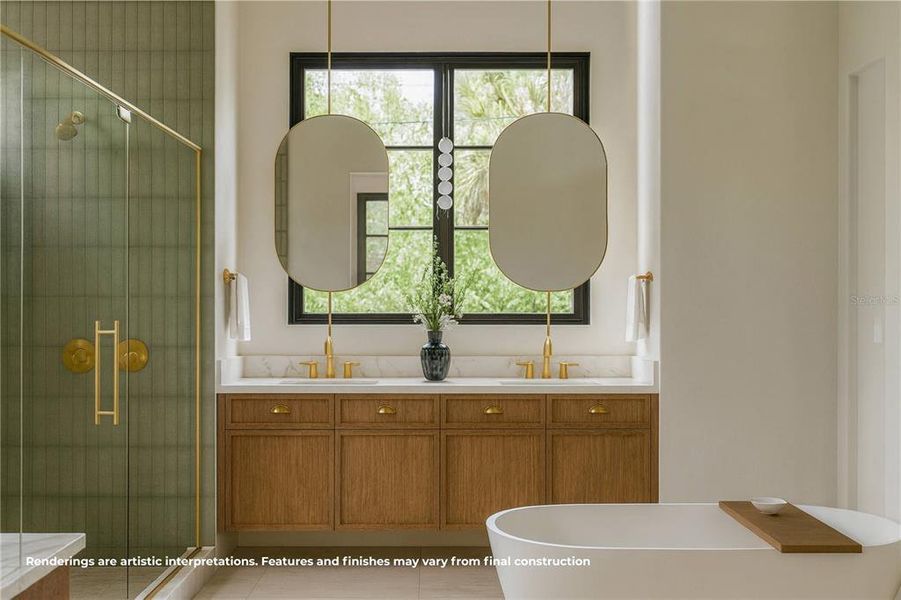 Furnished interior view inside a new home in , Winter Park (Image 9). Furnished interior view inside a new home in , Winter Park (Image 9).