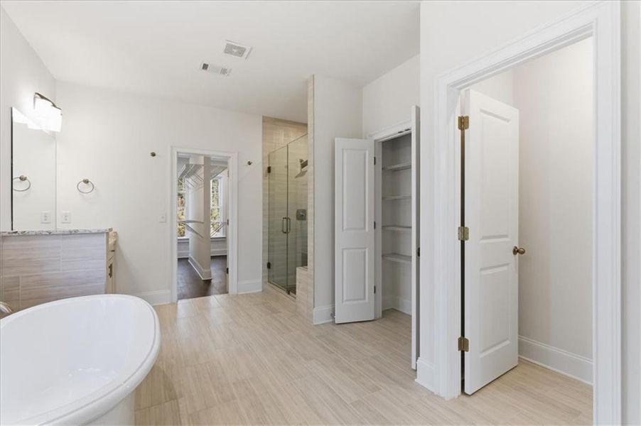 Furnished interior view inside a new home in Ford Landing, Acworth (Image 11).