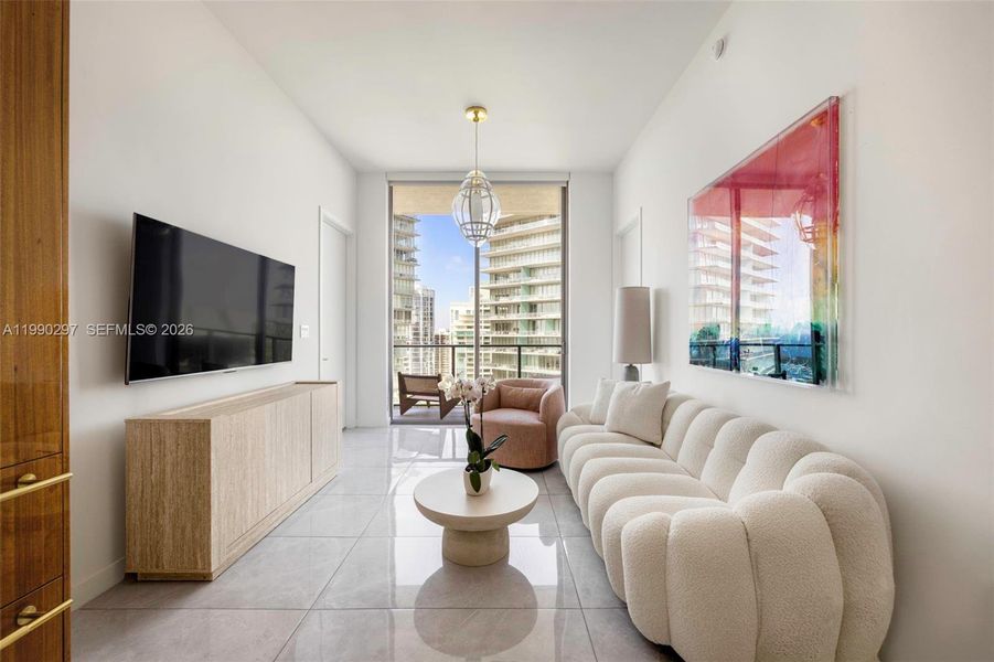 Furnished interior view inside a new home in Mr. C Residences, Miami (Image 11).