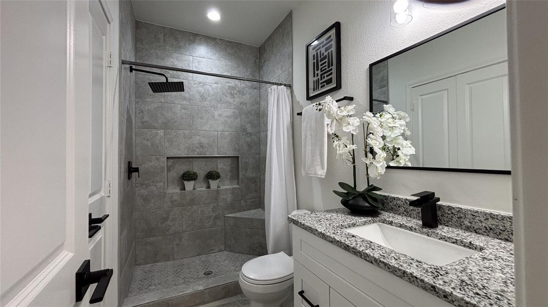 Furnished interior view inside a new home in Hill & Dale Ranch, Splendora (Image 10).