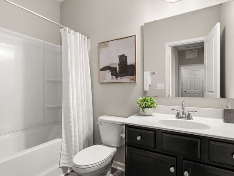 Representative furnished interior of a home built from the Canterbury by True Homes in Reedy Fork Middleton, Greensboro (Image 27).