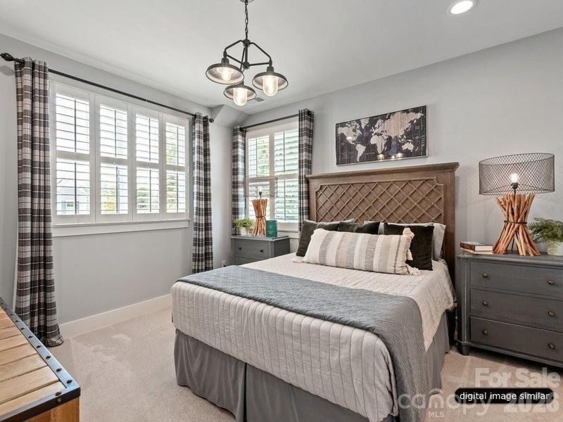 Upstairs Bedroom 2 with ensuite Bathroom