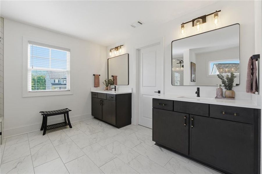 Furnished interior view inside a new home in , Woodstock (Image 38).