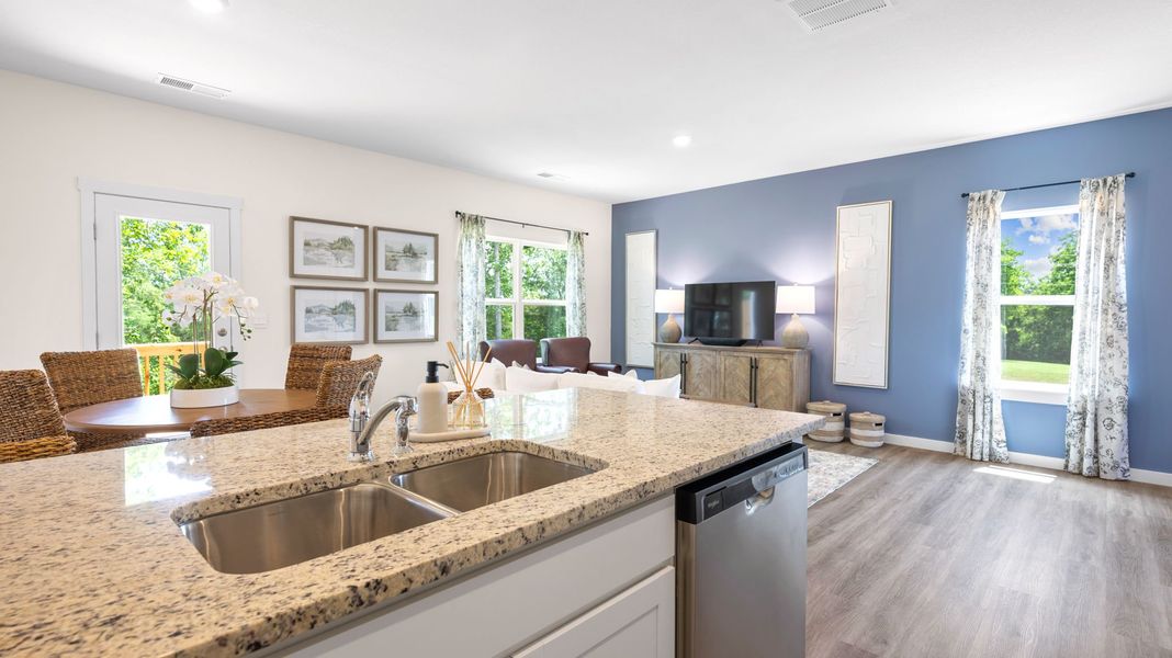 Furnished interior view inside a new home in Owensby Farms Townhomes, Dayton (Image 7).