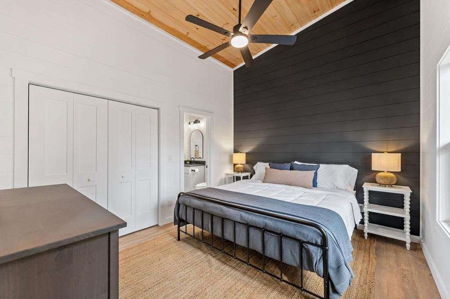 Furnished interior view inside a new home in , Morganton (Image 60).