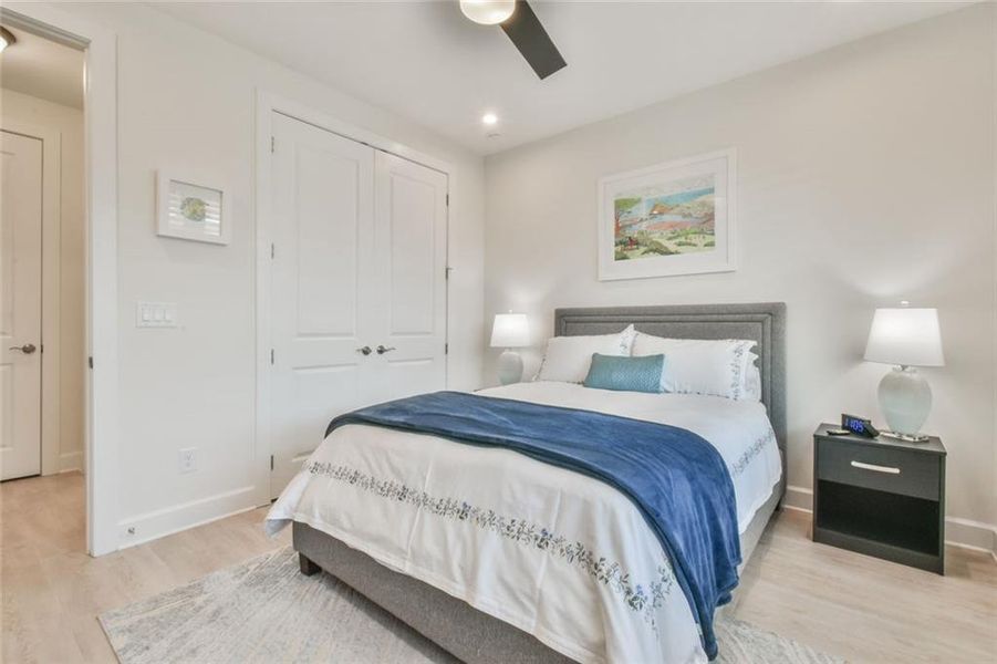 Furnished interior view inside a new home in , Hoschton (Image 19).