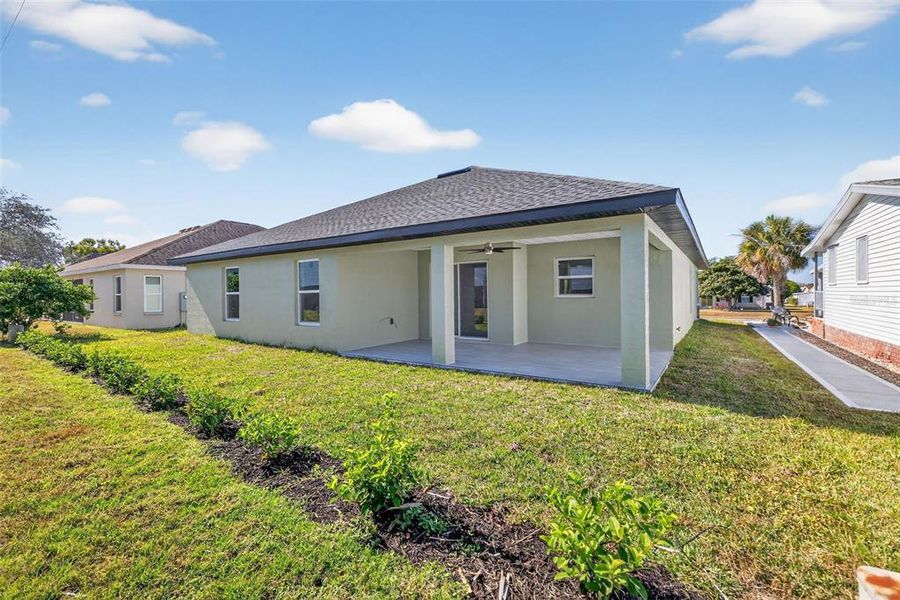 Exterior details and patio area of a home in , The Villages (Image 27). Exterior details and patio area of a home in , The Villages (Image 27).