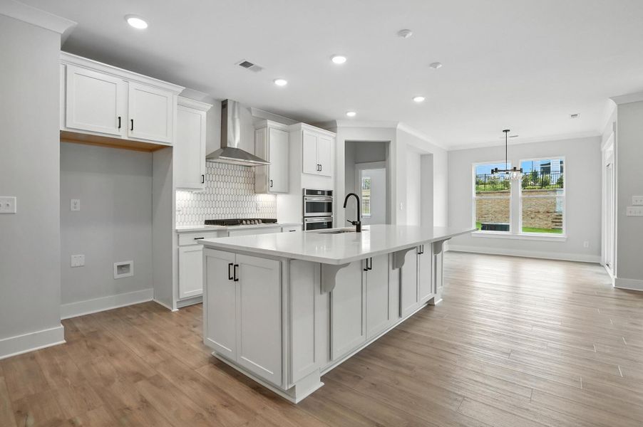 Furnished interior view inside a new home in Villas at Prestwick, Mooresville (Image 8).
