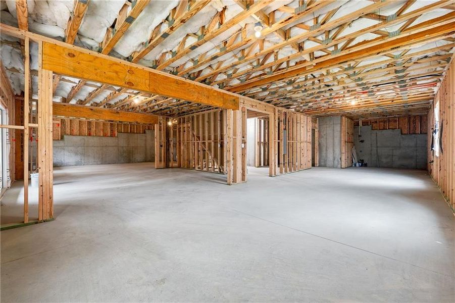 In-progress construction of a new home in , Cumming, GA (Image 47).