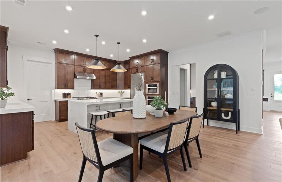 Furnished interior view inside a new home in Silverwood, Cumming (Image 14).