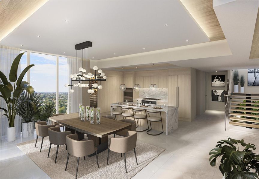 Furnished Dining Area
