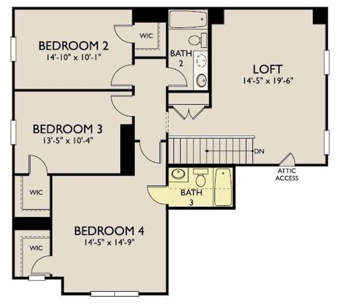 The Hyde Floor plan