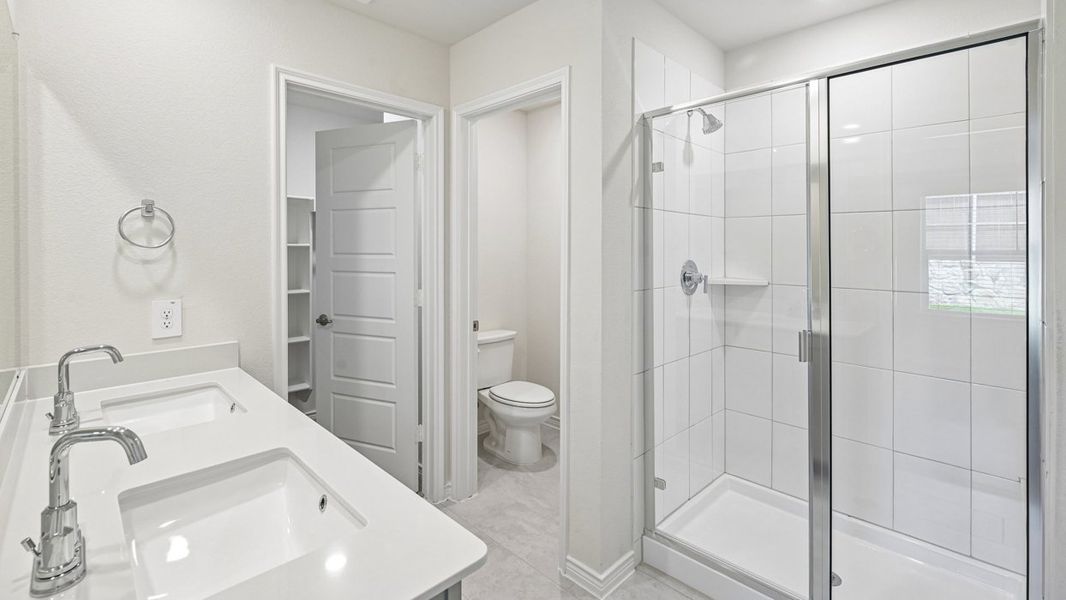 Furnished interior view inside a new home in Silverado, Aubrey (Image 4).