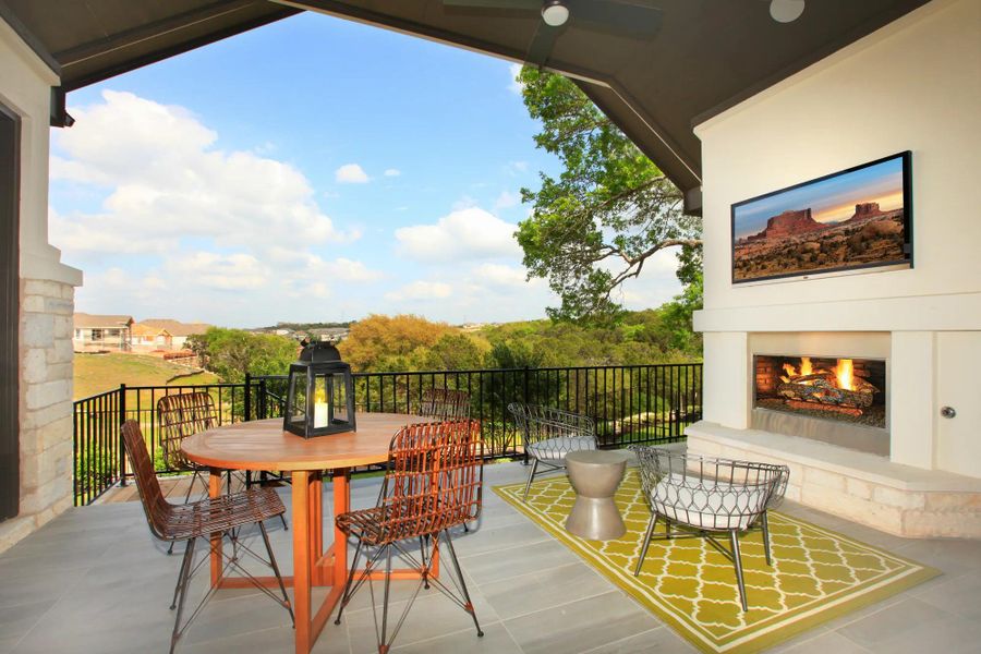 The Brady Outdoor Living Area The Brady Outdoor Living Area