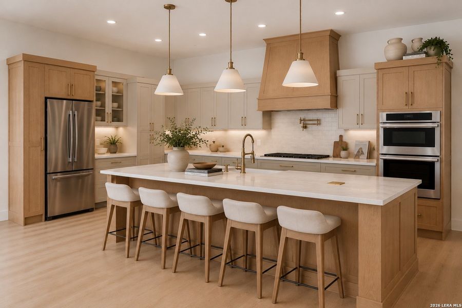 Furnished interior view inside a new home in , La Vernia (Image 7).