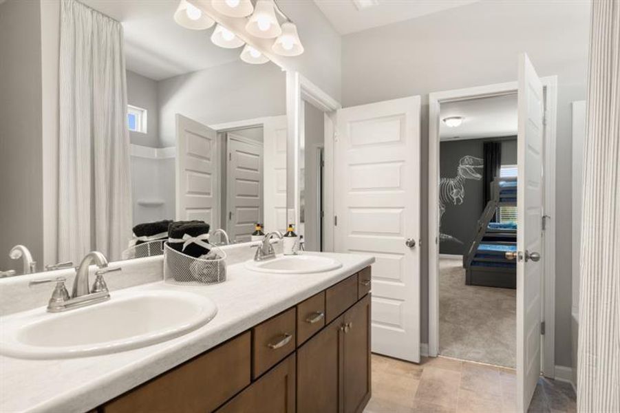 Furnished interior view inside a new home in The Stiles, Cartersville (Image 34).