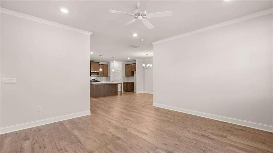 Spacious, unfurnished interior of a new home in Oak Ridge Meadows - Active Adult, Locust Grove (Image 19).