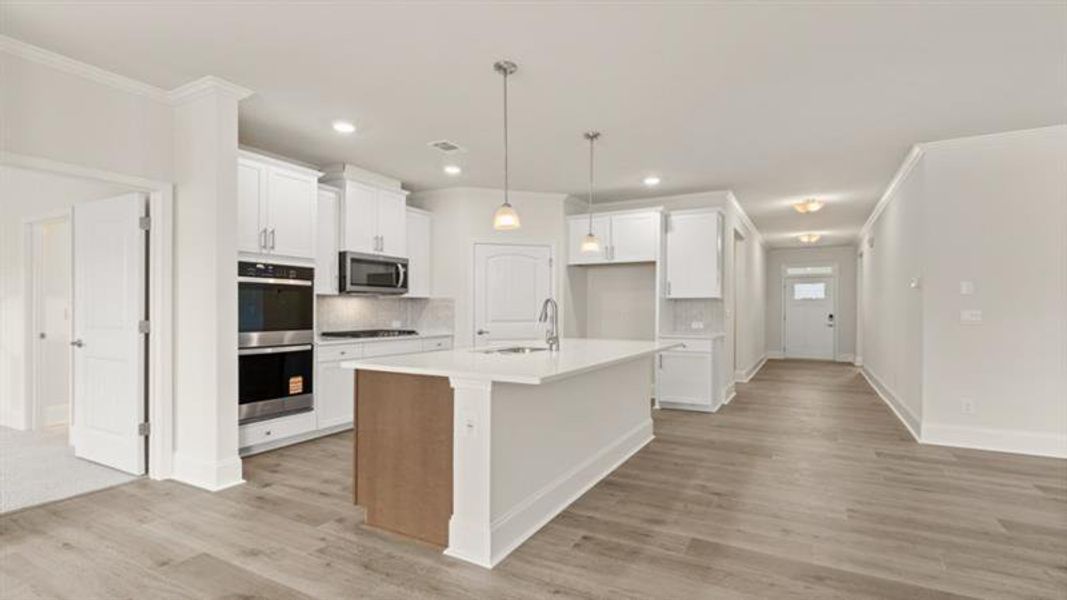 Furnished interior view inside a new home in Hamptons at Riverwood North, Dallas (Image 8).