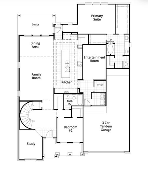 2D floor plan layout for the Regis by Highland Homes in Meraki: 60ft. lots, Forney, TX (Image 3). 2D floor plan layout for the Regis by Highland Homes in Meraki: 60ft. lots, Forney, TX (Image 3).