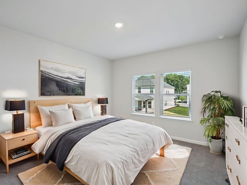 Furnished interior view inside a new home in Avalon - Reserve Series, Conyers (Image 7).