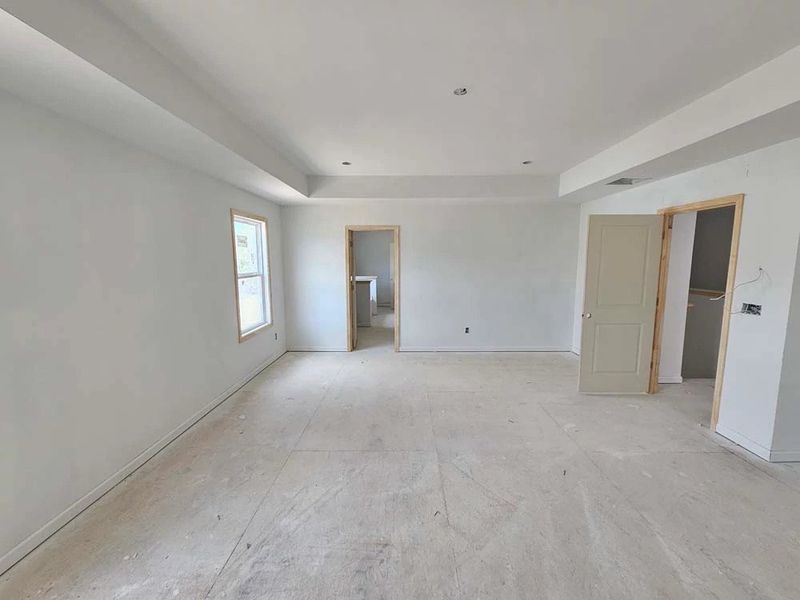 Primary Bedroom Construction Progress Primary Bedroom Construction Progress