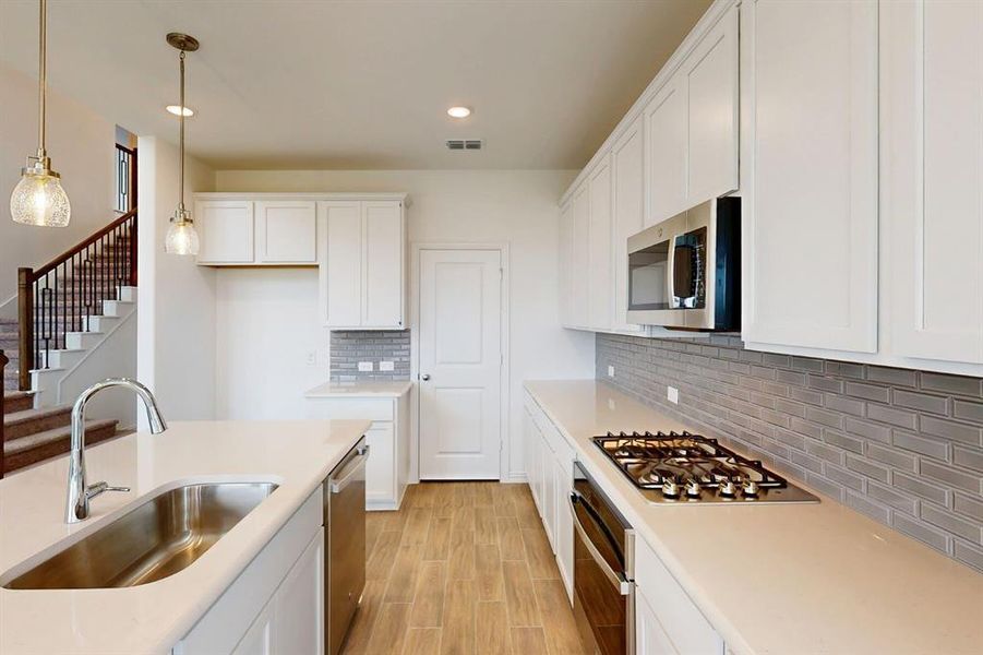 Furnished interior view inside a new home in , Celina (Image 7). Furnished interior view inside a new home in , Celina (Image 7).