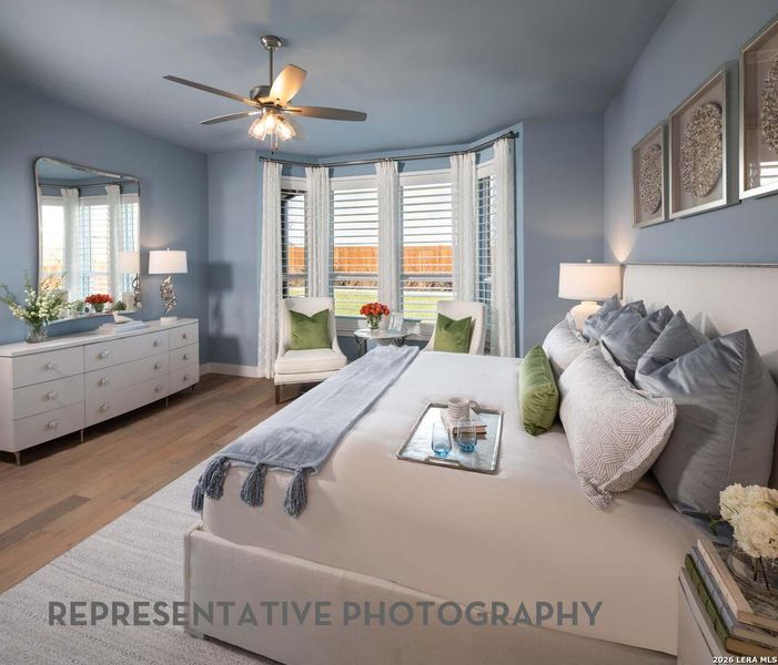 Furnished interior view inside a new home in Davis Ranch, San Antonio (Image 24). Furnished interior view inside a new home in Davis Ranch, San Antonio (Image 24).