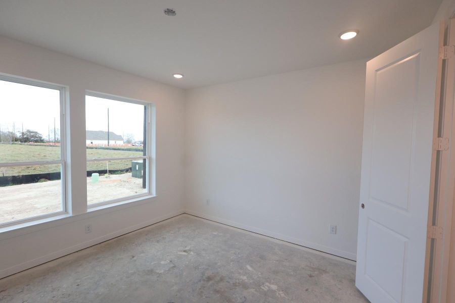 In-progress construction of a new home in The Grand Prairie 40’, Hockley, TX (Image 38).