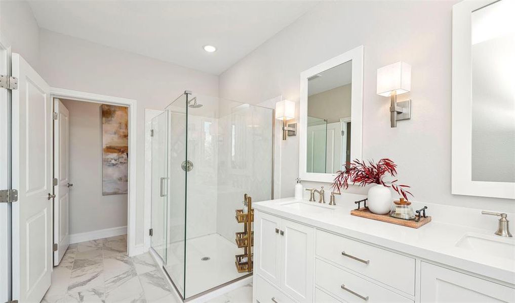 Furnished interior view inside a new home in Creekshaw, Royse City (Image 11).
