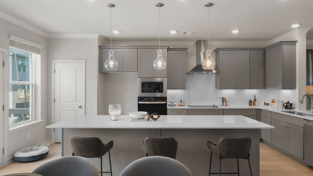 Furnished interior view inside a new home in Silverock, McDonough (Image 7).